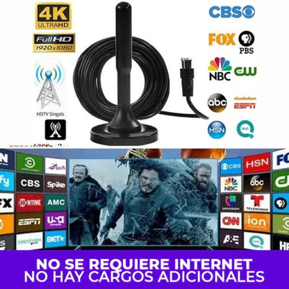 Antena TDT | TV Digital Ultra HD | Canales Gratis